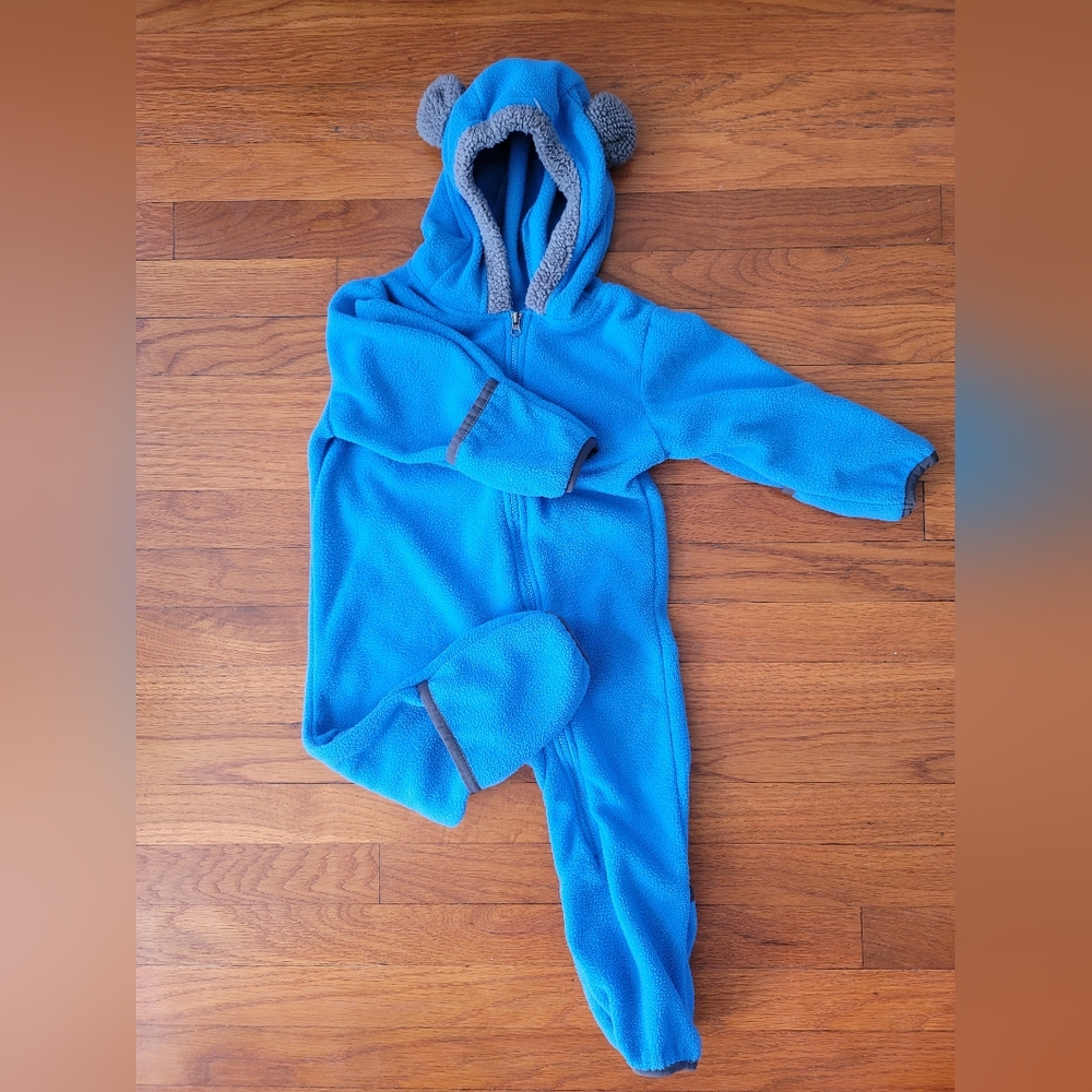 Baby fleece suit jacket Bear Ears 12-18m